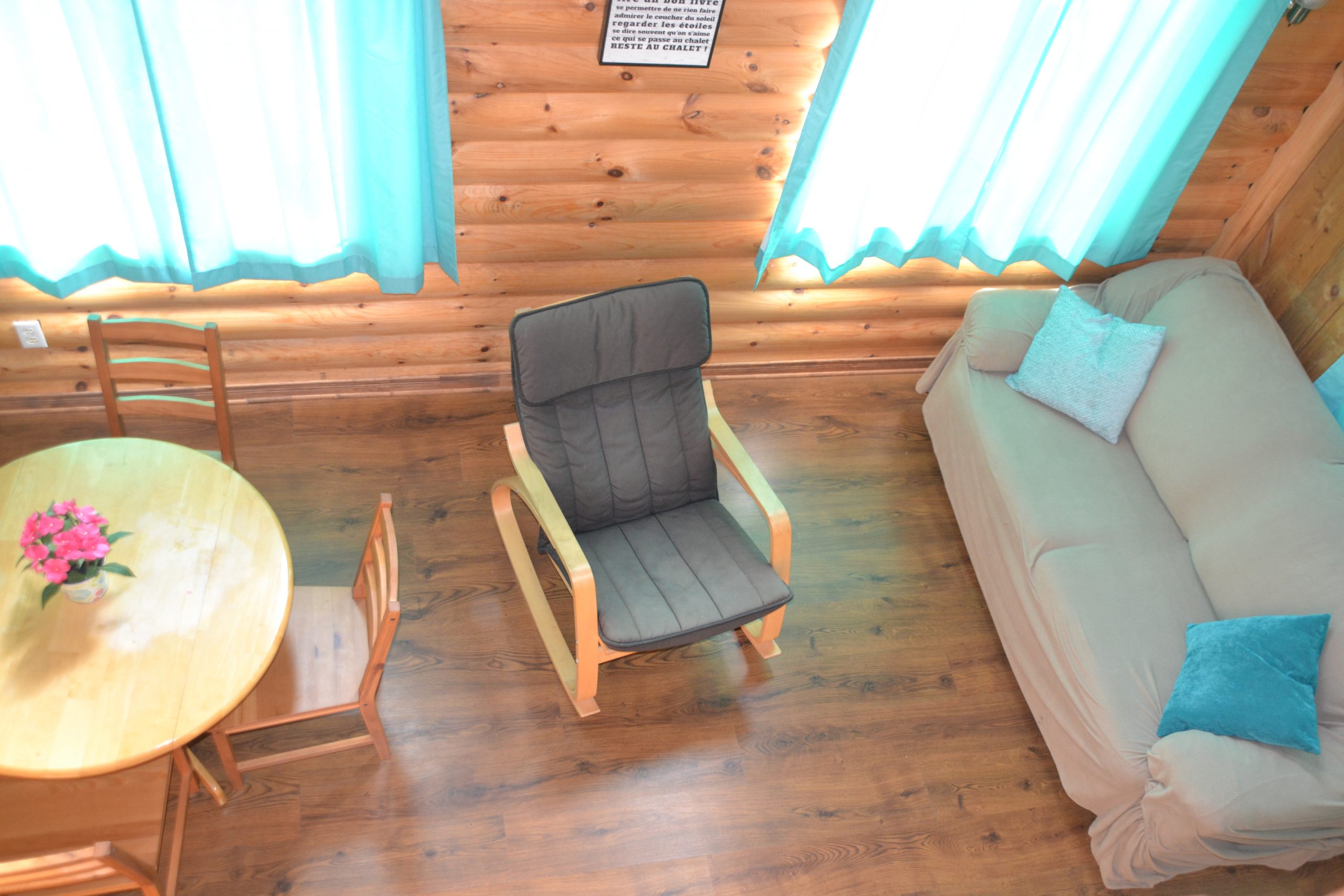 Chalet prêt à camper camping melbourne estrie