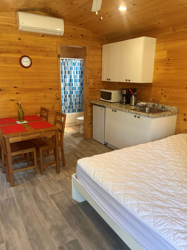 Chalet prêt à camper camping melbourne estrie