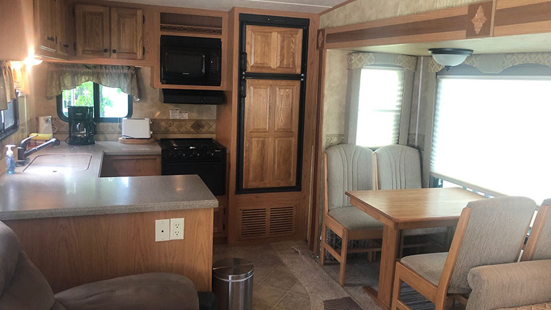 Chalet prêt à camper camping melbourne estrie